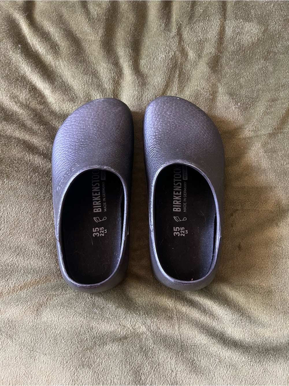 Birkie Clog Mule in Black- Size EU 35